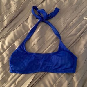 Target blue swim top